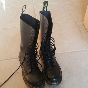 Dr. Martens black combat boots
